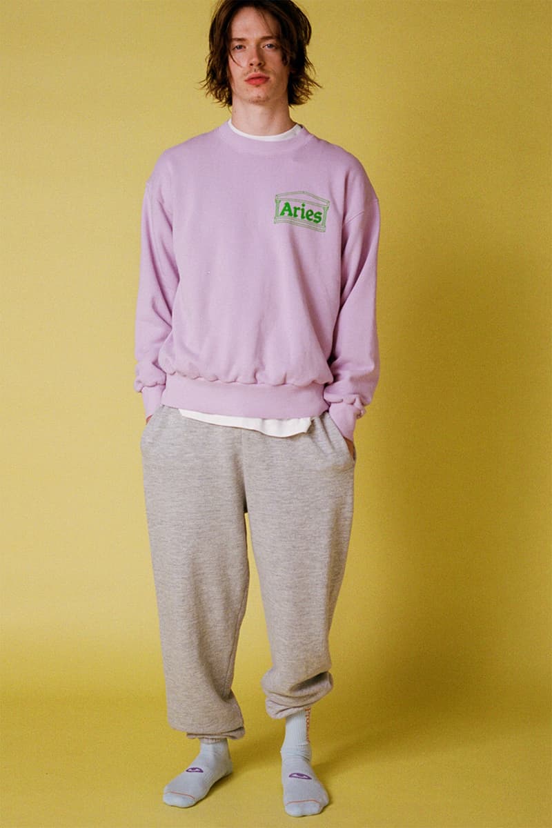 aries arise spring summer 2020 sofia prantera release information collection buy cop purchase hoodie jeans denim t-shirt tie dye tracksuits french graphics aidan cushway jake bisley