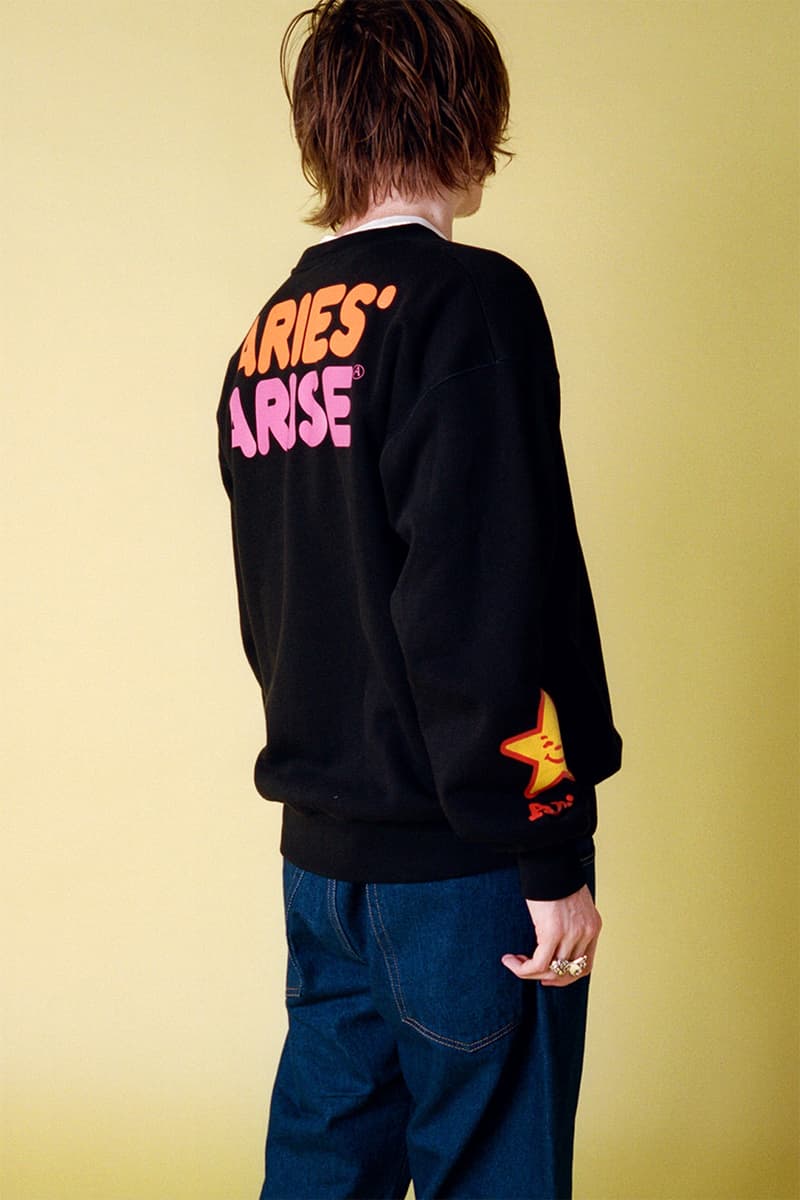 aries arise spring summer 2020 sofia prantera release information collection buy cop purchase hoodie jeans denim t-shirt tie dye tracksuits french graphics aidan cushway jake bisley