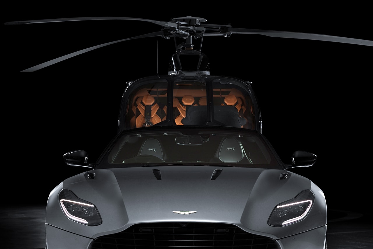 Aston Martin x Airbus ACH130 Helicopter Revealed First Look Collaboration Announcement Automotive Aviation Design Limited Edition Courchevel French Alps 