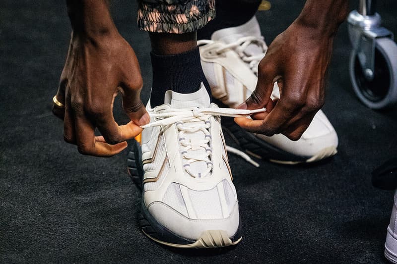 Astrid Andersen x hummel REACH LX London Fashion Week: Men's Fall/Winter 2020 FW20 Menswear Collaborative Sneaker Release Information Drop Backstage Shots Runway On Foot Danish Handball Heritage Vintage Design 