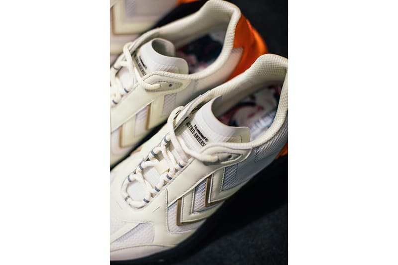 Astrid Andersen x hummel REACH LX London Fashion Week: Men's Fall/Winter 2020 FW20 Menswear Collaborative Sneaker Release Information Drop Backstage Shots Runway On Foot Danish Handball Heritage Vintage Design