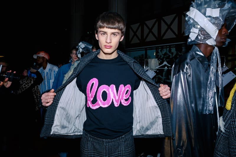 Backstage BOTTER Fall Winter 2020 2021 Paris Fashion rushemy botter lisi herrebrugh antwerp ecological eco friendly textile sustainable deconstructed nike air vapormax runway
