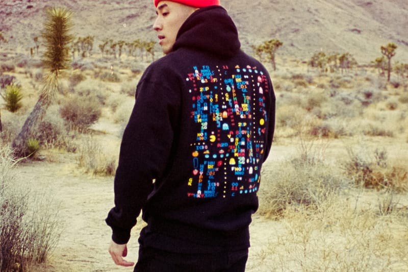 white pac man hoodie