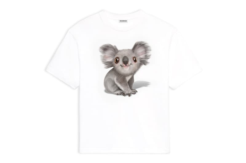 Balenciaga Australia Bushfire Disaster Koala Hoodie T Shirt Hypebeast