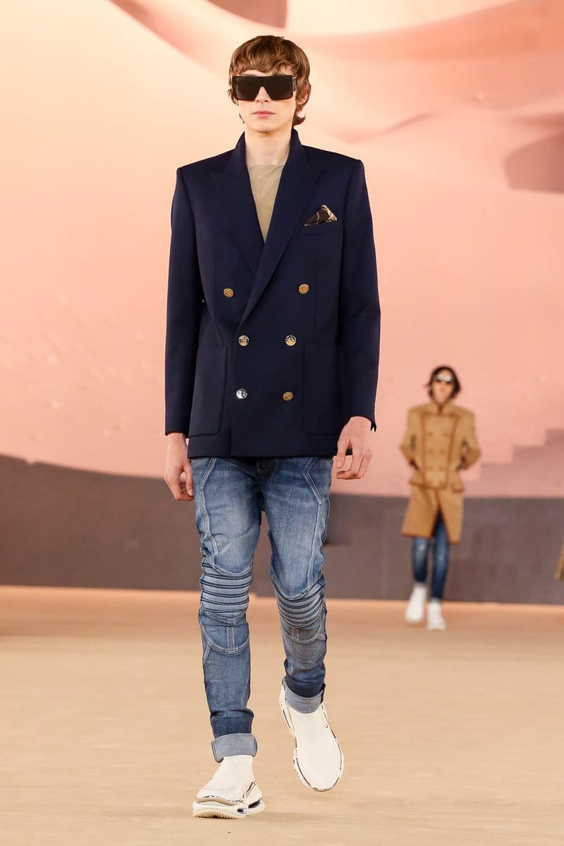 Balmain Menswear Fall Winter 2020 Paris Fashion Week olivier rousteing