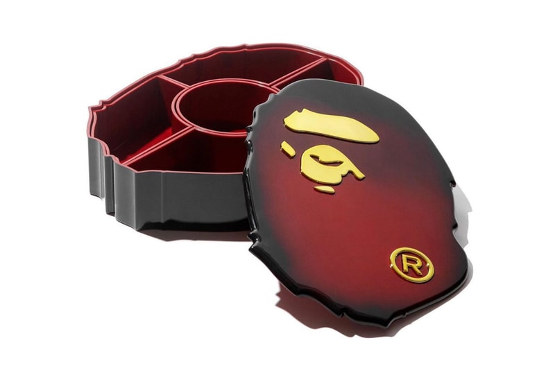 BAPE Drops Exclusive New Year Gifts 2020 Chinese new year a bathing ape calendar candy box red pocket envelopes shark face hoodie accessories collectibles 