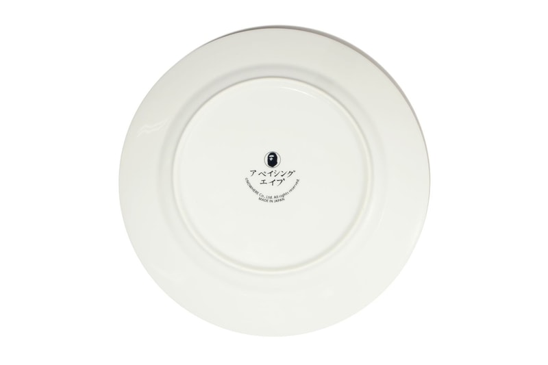 BAPE ABC CAMO Tableware a bathing ape accessories home accessories tea cups bowls place mats chopstick holders pink green blue