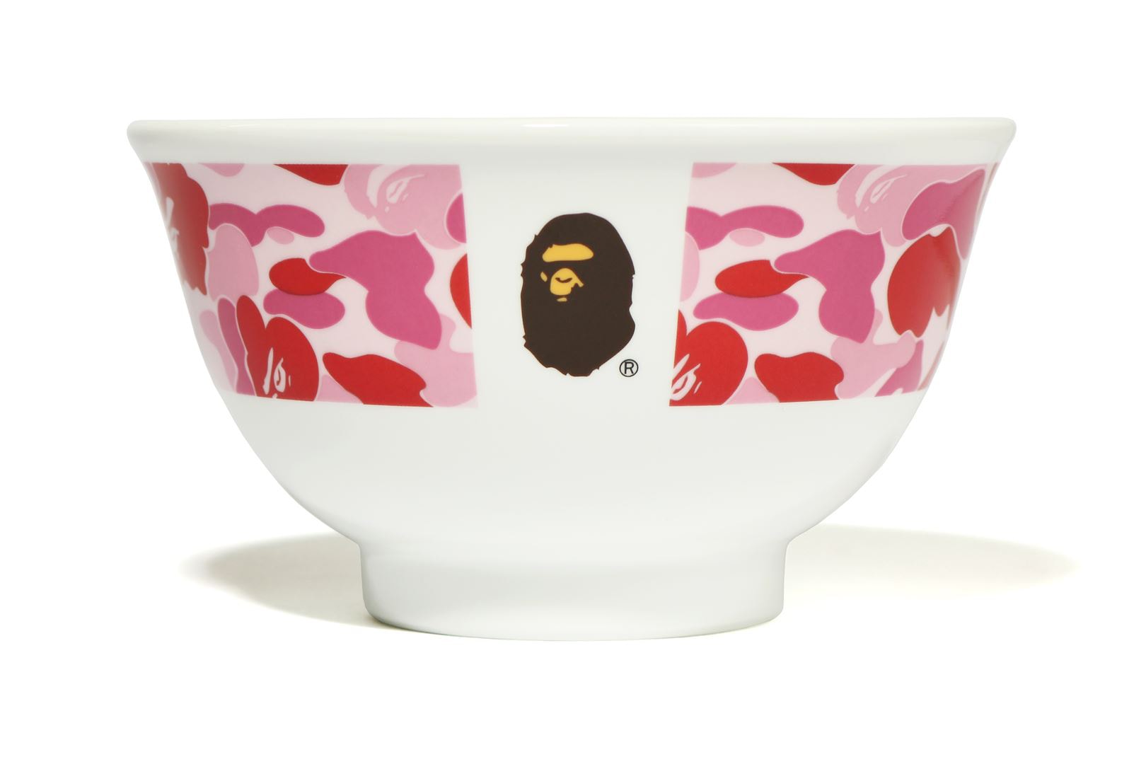 BAPE ABC CAMO Tableware a bathing ape accessories home accessories tea cups bowls place mats chopstick holders pink green blue