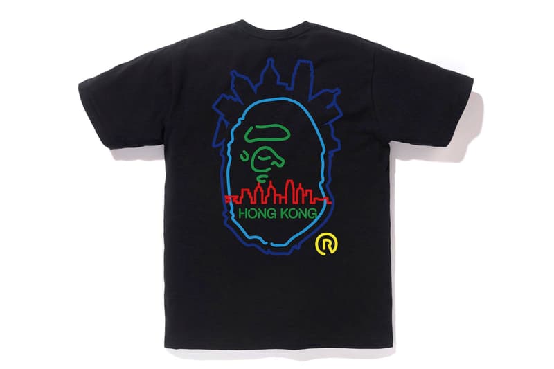 BAPE City-Specific T-Shirt Line a bathing ape fashion capitals hong kong tokyo new york los Angeles Baby Milo ape head abc camo print