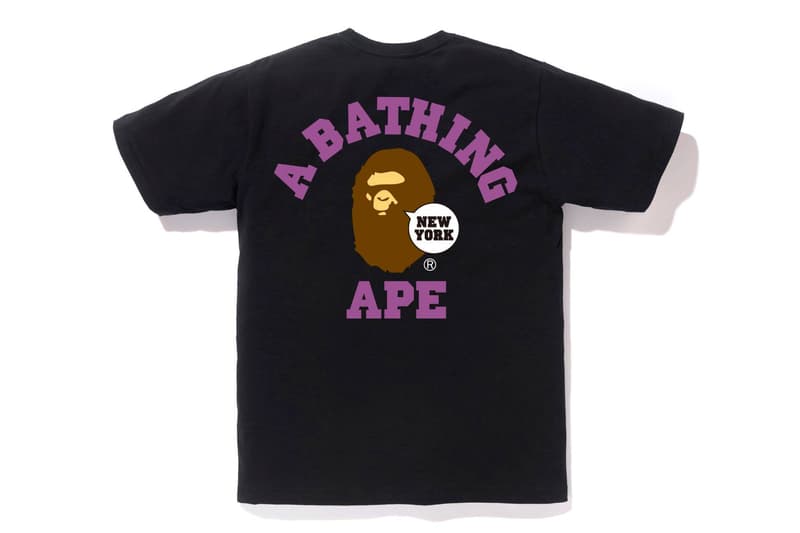 BAPE City-Specific T-Shirt Line a bathing ape fashion capitals hong kong tokyo new york los Angeles Baby Milo ape head abc camo print