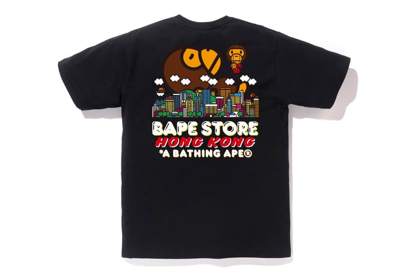 BAPE City-Specific T-Shirt Line a bathing ape fashion capitals hong kong tokyo new york los Angeles Baby Milo ape head abc camo print