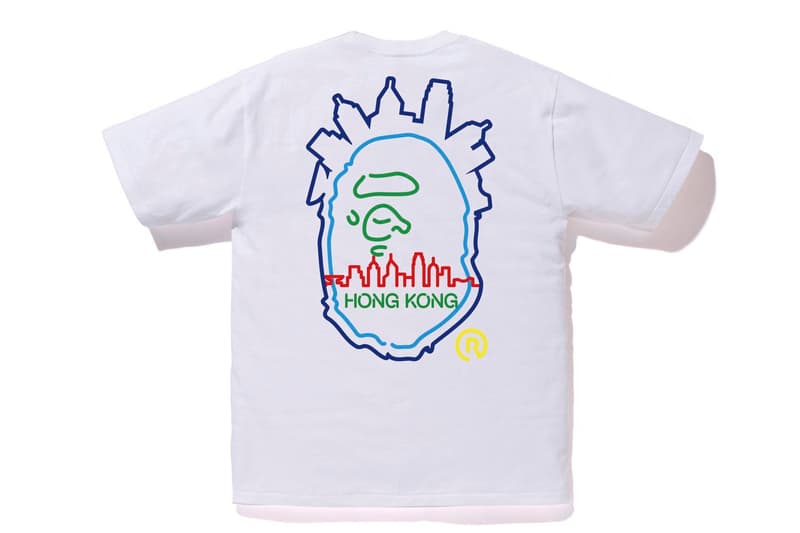 BAPE City-Specific T-Shirt Line a bathing ape fashion capitals hong kong tokyo new york los Angeles Baby Milo ape head abc camo print