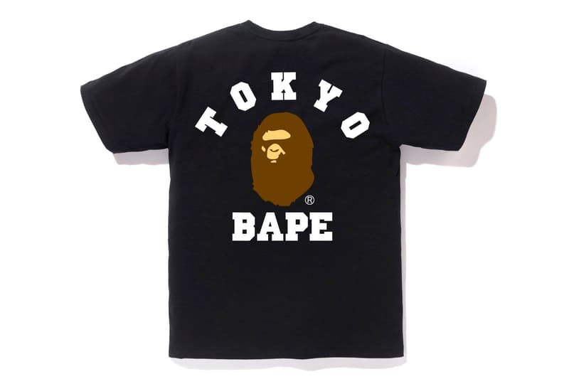 BAPE City-Specific T-Shirt Line a bathing ape fashion capitals hong kong tokyo new york los Angeles Baby Milo ape head abc camo print