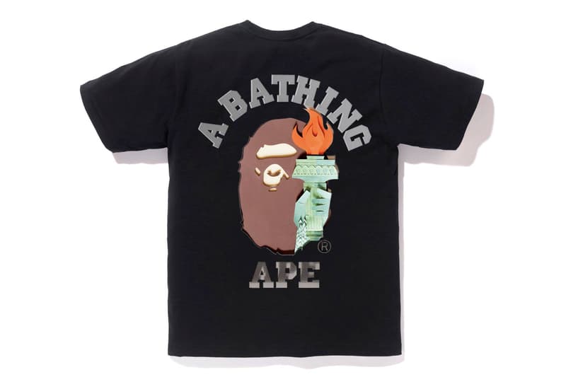 BAPE City-Specific T-Shirt Line a bathing ape fashion capitals hong kong tokyo new york los Angeles Baby Milo ape head abc camo print