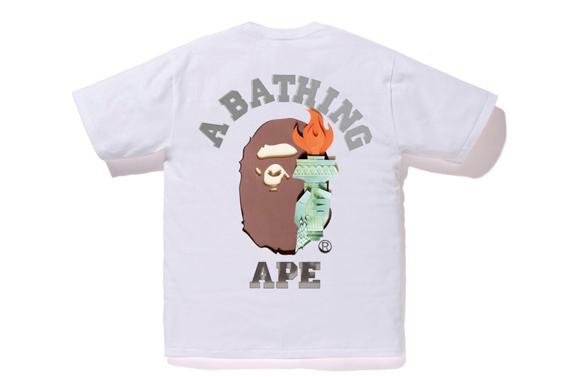 BAPE City-Specific T-Shirt Line a bathing ape fashion capitals hong kong tokyo new york los Angeles Baby Milo ape head abc camo print