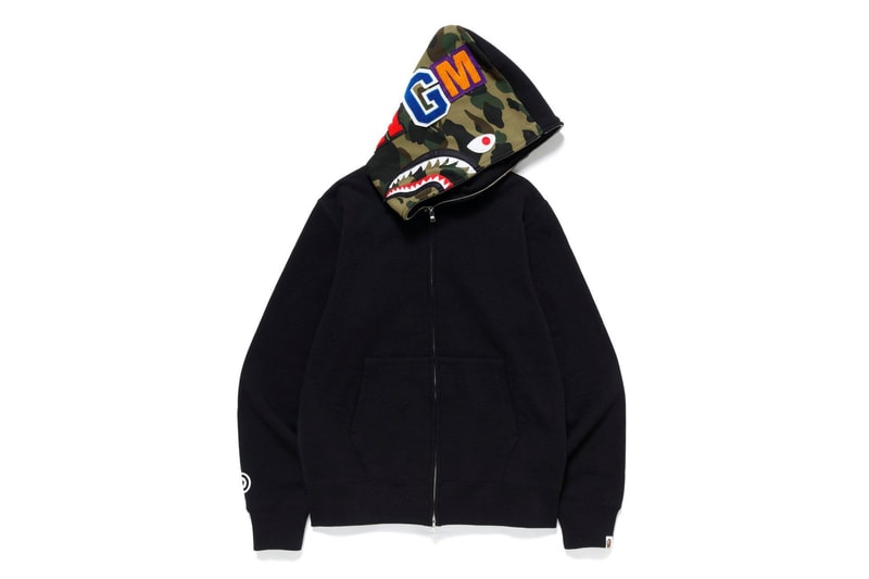 pusha t x BAPE Collection a bathing ape collaborations collections lookbooks ape heads show t shirts baby milo shark hoodies good music