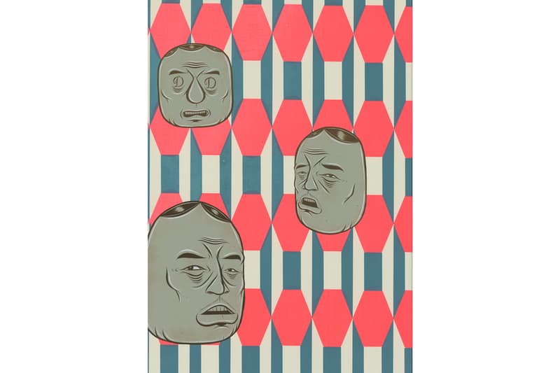 Barry McGee "Potato Sack Body" Exhibition Perrotin Tokyo Caricatures Paintings Heads 