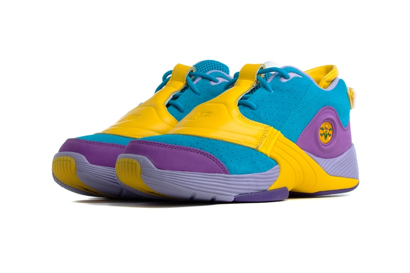 Billionaire Boys Club Ice Cream Reebok Answer V Moon Mist bold teal yellow purple pharrell williams footwear shoes sneakers kicks trainers runners allen iverson hang tag fall winter 2020