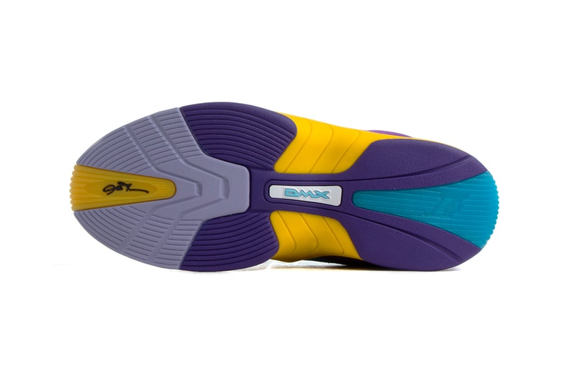 Billionaire Boys Club Ice Cream Reebok Answer V Moon Mist bold teal yellow purple pharrell williams footwear shoes sneakers kicks trainers runners allen iverson hang tag fall winter 2020