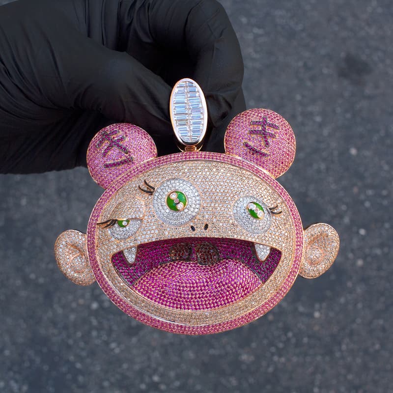 Kid Cudi S Murakami Inspired Ben Baller Necklace Hypebeast Kid Cudi S Murakami Inspired Ben Baller Necklace Hypebeast