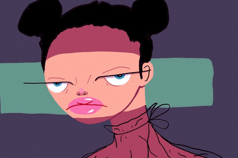 Ben Evans Explores Power of Divine Femininity in Colorful, Cartoon-Like Paintings