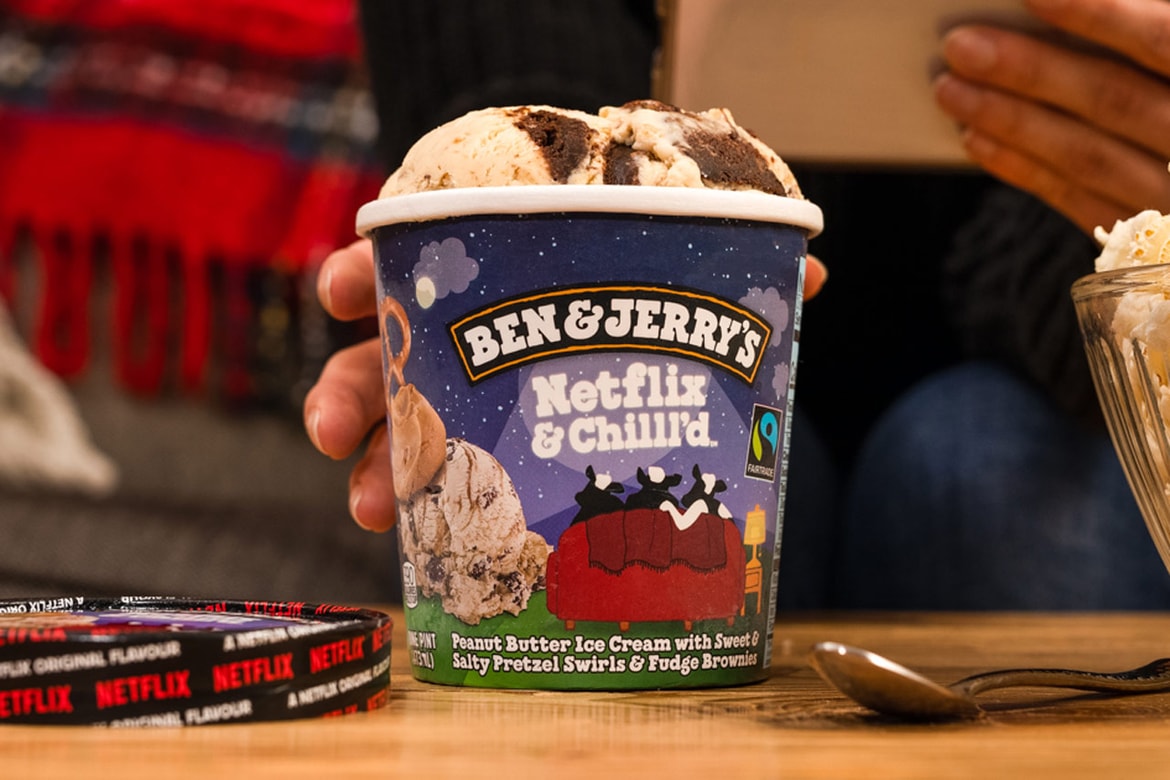 Ben & Jerry's NETFLIX & CHILLL'D Ice Cream Flavor | HYPEBEAST