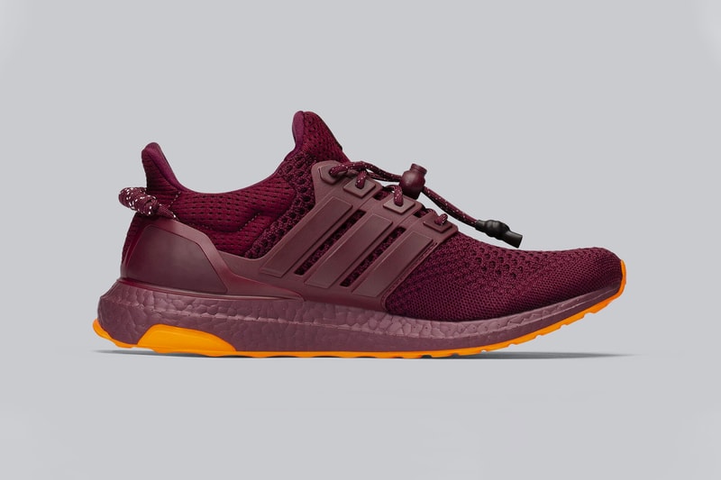 IVY PARK x adidas ultraBOOST Official Look  beyonce red burgundy upper knit orange hang tag unisex 
