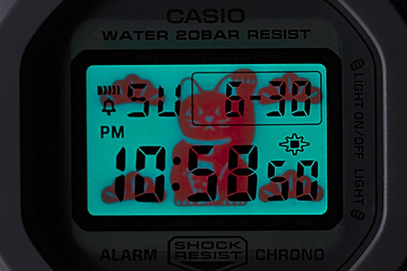 BlackEyePatch x Casio G-Shock "MANEKINEKO" Capsule  release info price details   DW-5600TMN-1JR GA-100TMN-1AJR 