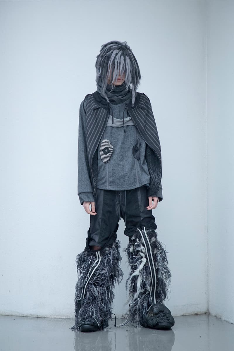 BLACKMERLE FW20 "A.C. 006" Collection Lookbook dystopian apocalyptic fashion terry shin editorials lookbook technical maximalism neo sci fi 