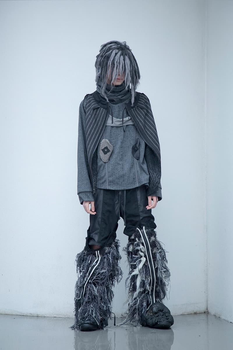 BLACKMERLE FW20 "A.C. 006" Collection Lookbook dystopian apocalyptic fashion terry shin editorials lookbook technical maximalism neo sci fi