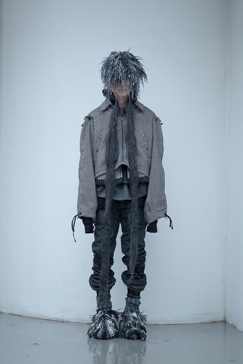 BLACKMERLE FW20 "A.C. 006" Collection Lookbook dystopian apocalyptic fashion terry shin editorials lookbook technical maximalism neo sci fi 