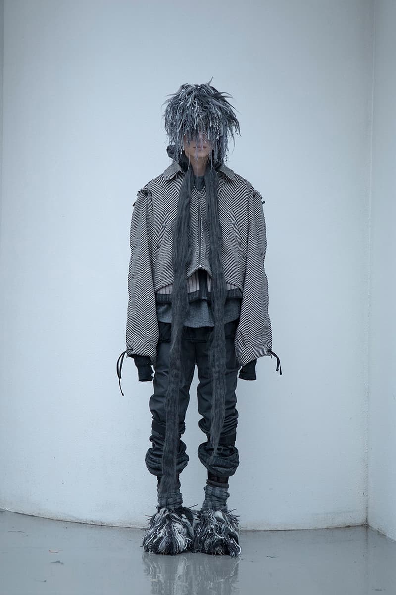 BLACKMERLE FW20 "A.C. 006" Collection Lookbook dystopian apocalyptic fashion terry shin editorials lookbook technical maximalism neo sci fi
