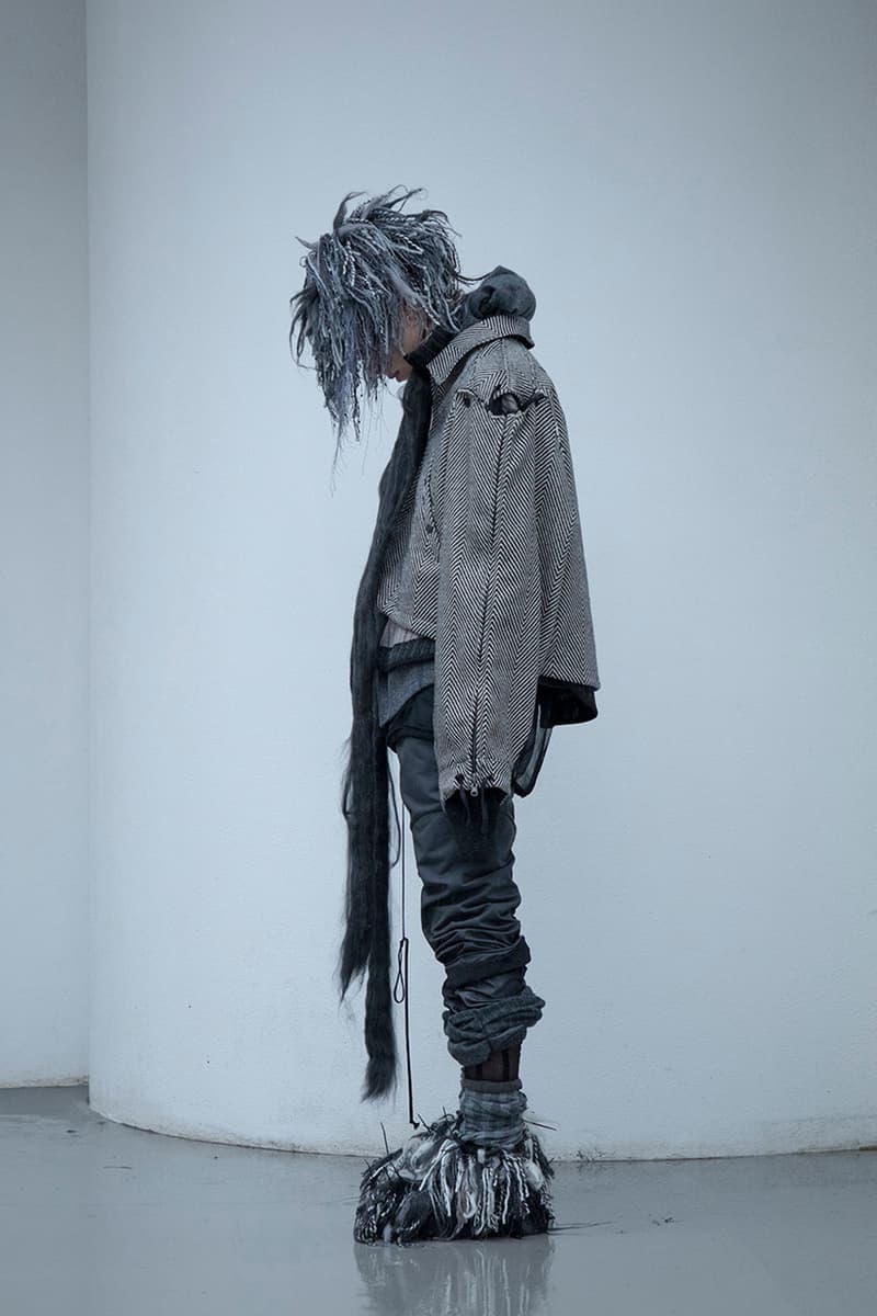 BLACKMERLE FW20 "A.C. 006" Collection Lookbook dystopian apocalyptic fashion terry shin editorials lookbook technical maximalism neo sci fi 