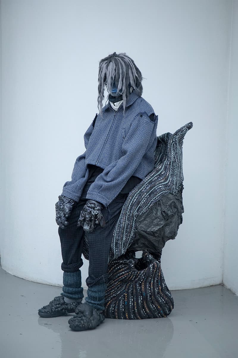 BLACKMERLE FW20 "A.C. 006" Collection Lookbook dystopian apocalyptic fashion terry shin editorials lookbook technical maximalism neo sci fi 