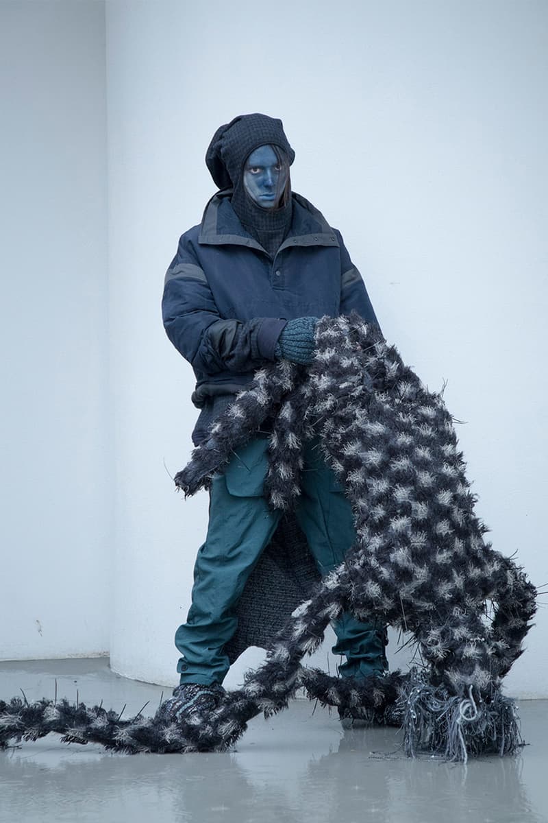 BLACKMERLE FW20 "A.C. 006" Collection Lookbook dystopian apocalyptic fashion terry shin editorials lookbook technical maximalism neo sci fi