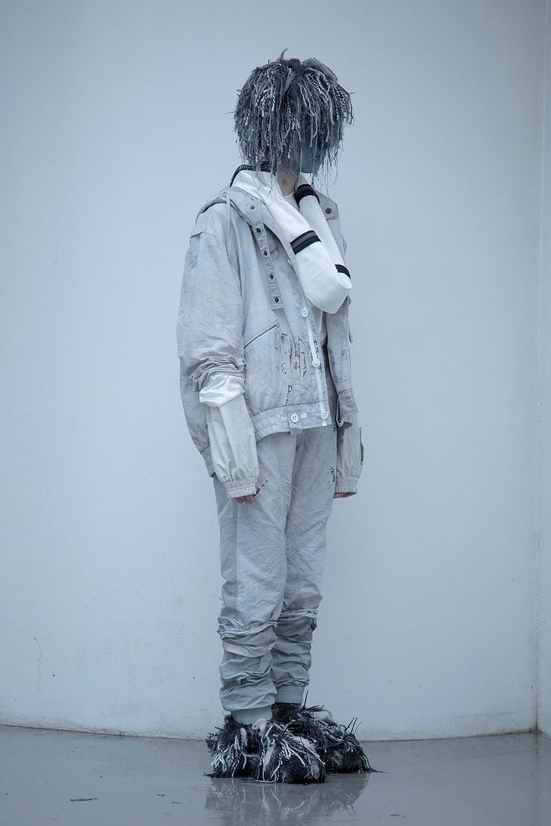 BLACKMERLE FW20 "A.C. 006" Collection Lookbook dystopian apocalyptic fashion terry shin editorials lookbook technical maximalism neo sci fi 