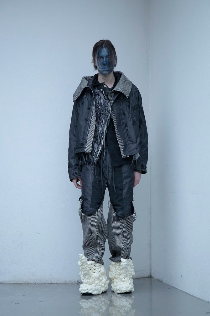 BLACKMERLE FW20 "A.C. 006" Collection Lookbook dystopian apocalyptic fashion terry shin editorials lookbook technical maximalism neo sci fi