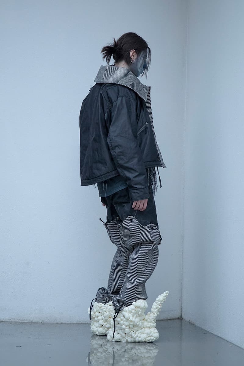 BLACKMERLE FW20 "A.C. 006" Collection Lookbook dystopian apocalyptic fashion terry shin editorials lookbook technical maximalism neo sci fi