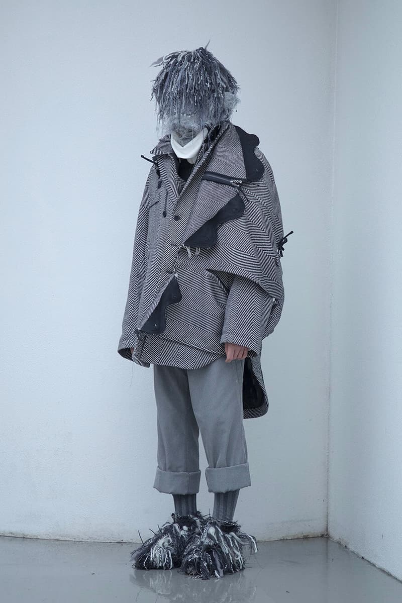BLACKMERLE FW20 "A.C. 006" Collection Lookbook dystopian apocalyptic fashion terry shin editorials lookbook technical maximalism neo sci fi