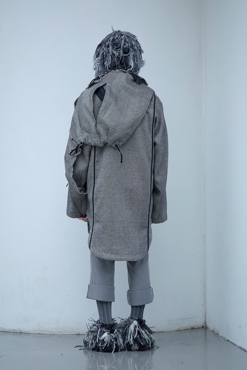 BLACKMERLE FW20 "A.C. 006" Collection Lookbook dystopian apocalyptic fashion terry shin editorials lookbook technical maximalism neo sci fi