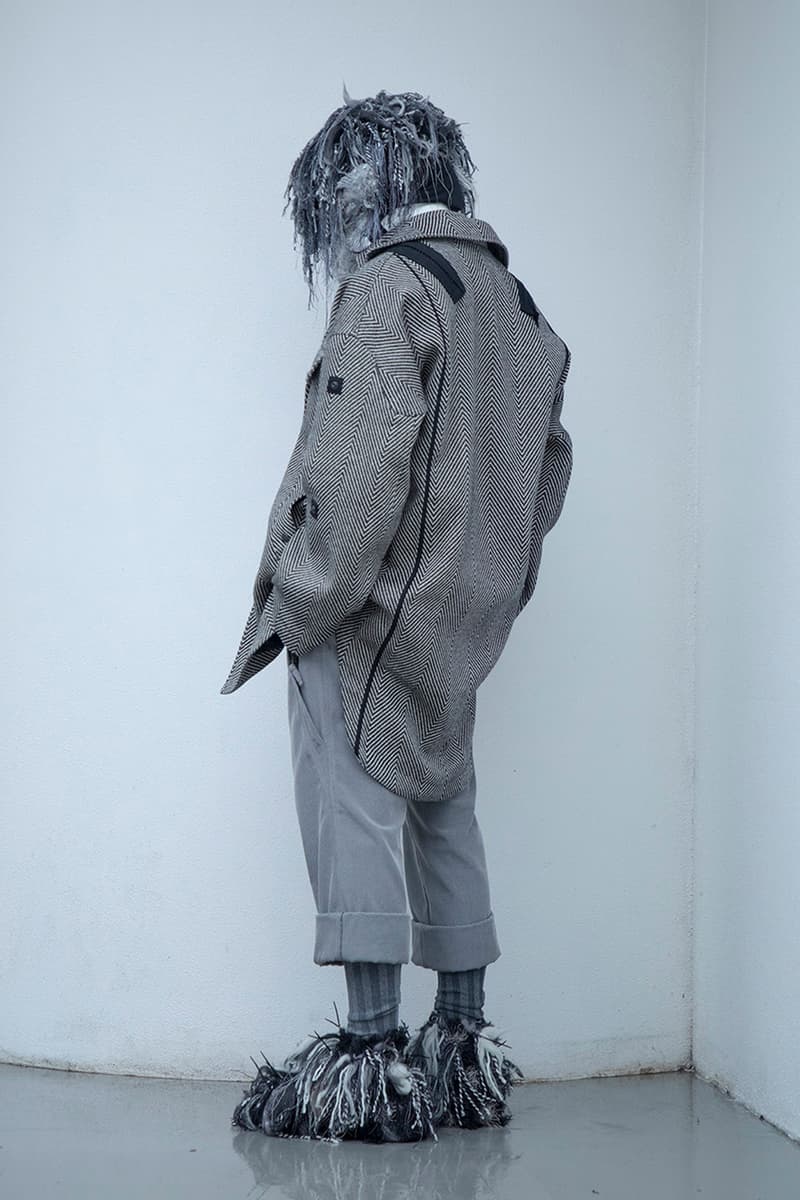 BLACKMERLE FW20 "A.C. 006" Collection Lookbook dystopian apocalyptic fashion terry shin editorials lookbook technical maximalism neo sci fi 