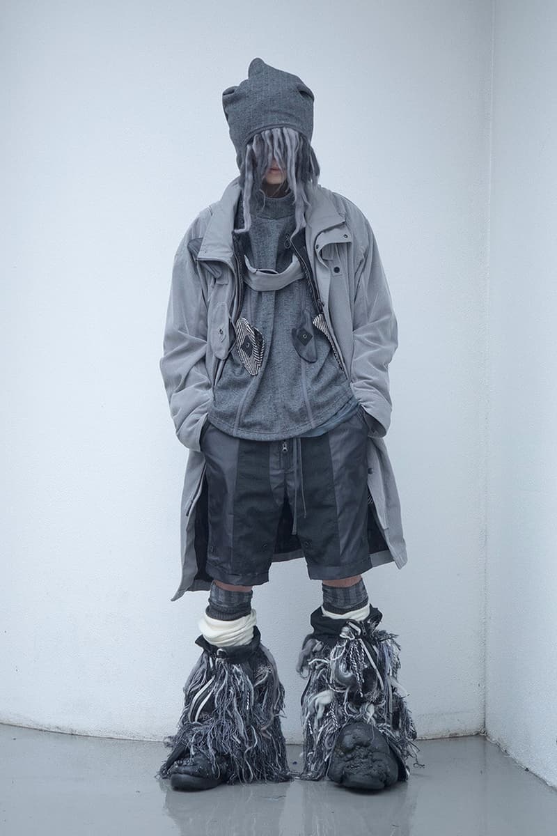 BLACKMERLE FW20 "A.C. 006" Collection Lookbook dystopian apocalyptic fashion terry shin editorials lookbook technical maximalism neo sci fi 