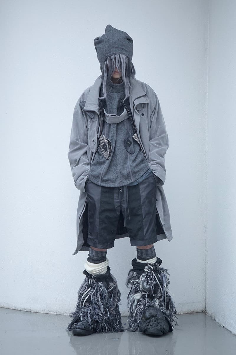 BLACKMERLE FW20 "A.C. 006" Collection Lookbook dystopian apocalyptic fashion terry shin editorials lookbook technical maximalism neo sci fi