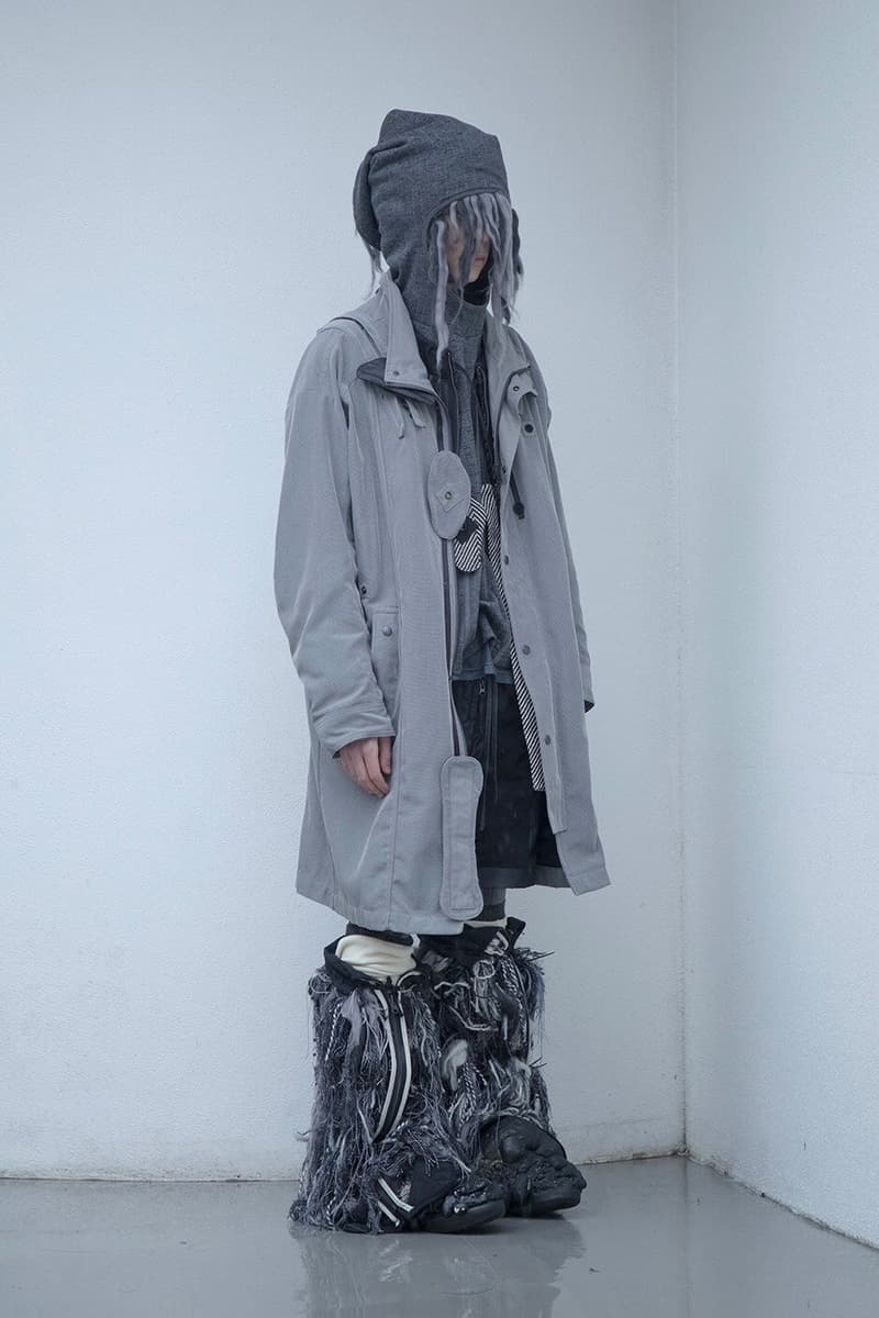 BLACKMERLE FW20 "A.C. 006" Collection Lookbook dystopian apocalyptic fashion terry shin editorials lookbook technical maximalism neo sci fi 