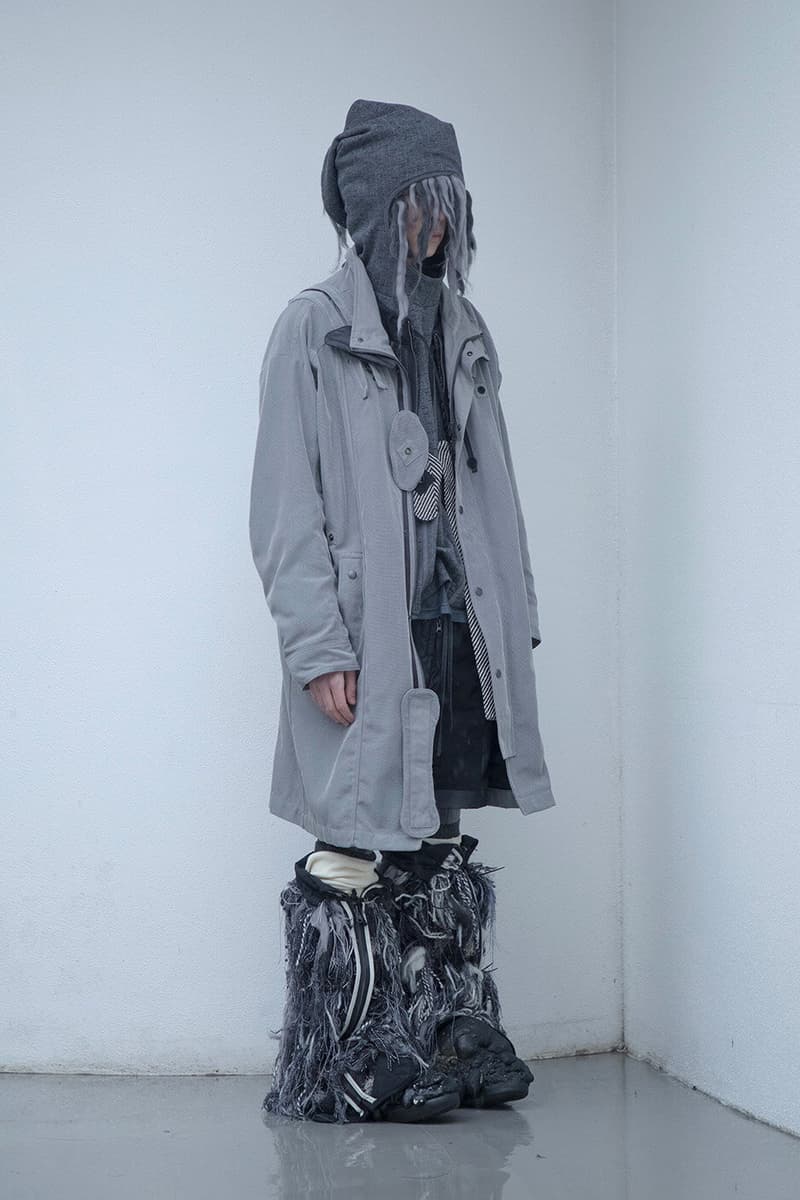 BLACKMERLE FW20 "A.C. 006" Collection Lookbook dystopian apocalyptic fashion terry shin editorials lookbook technical maximalism neo sci fi