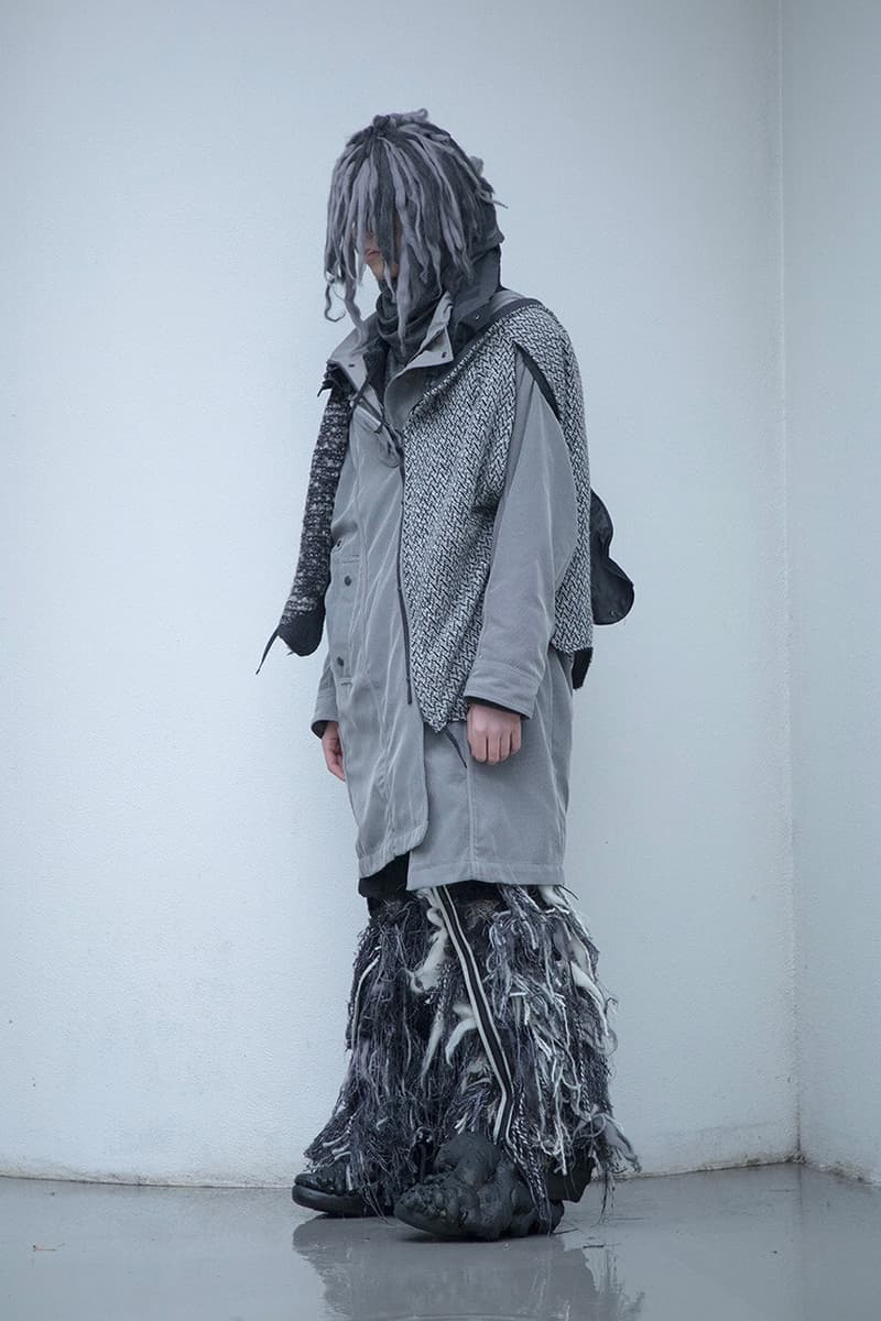 BLACKMERLE FW20 "A.C. 006" Collection Lookbook dystopian apocalyptic fashion terry shin editorials lookbook technical maximalism neo sci fi