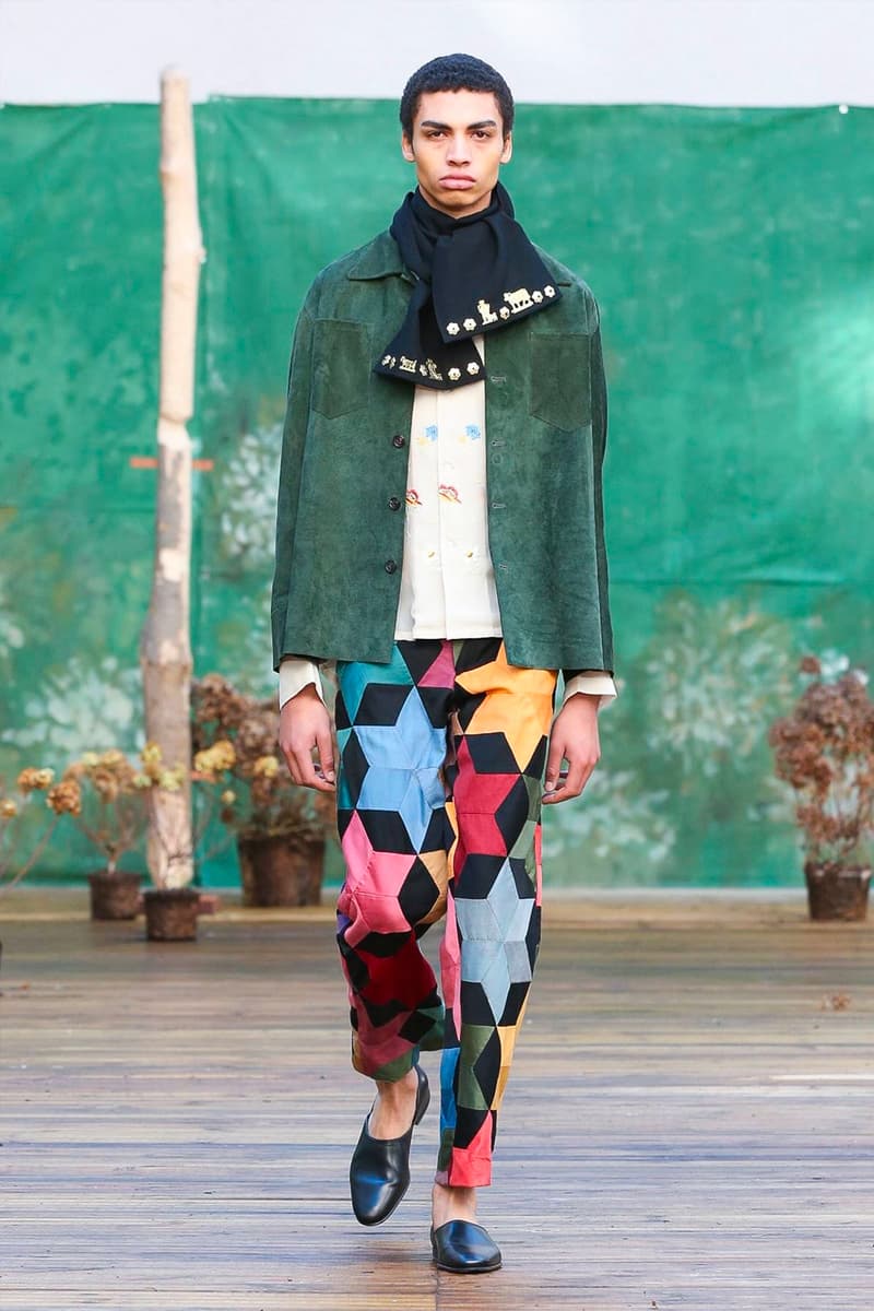 BODE Fall Winter 2020 Collection Runway Paris Fashion Week pfw heritage 1970s cuts catwalk new york designer emily antique fabrics victorian quilts grain sacks bed linens tailor made