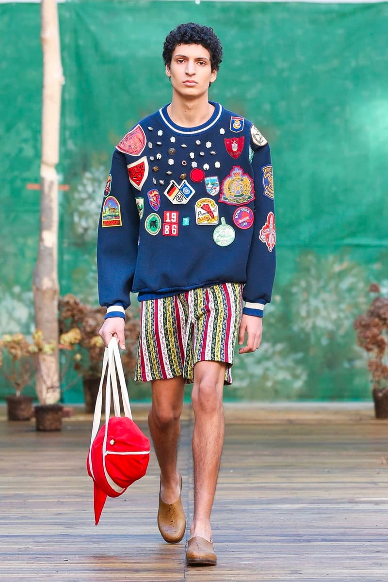 BODE Fall Winter 2020 Collection Runway Paris Fashion Week pfw heritage 1970s cuts catwalk new york designer emily antique fabrics victorian quilts grain sacks bed linens tailor made