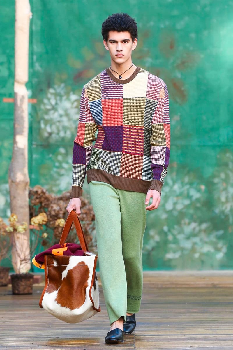 BODE Fall Winter 2020 Collection Runway Paris Fashion Week pfw heritage 1970s cuts catwalk new york designer emily antique fabrics victorian quilts grain sacks bed linens tailor made