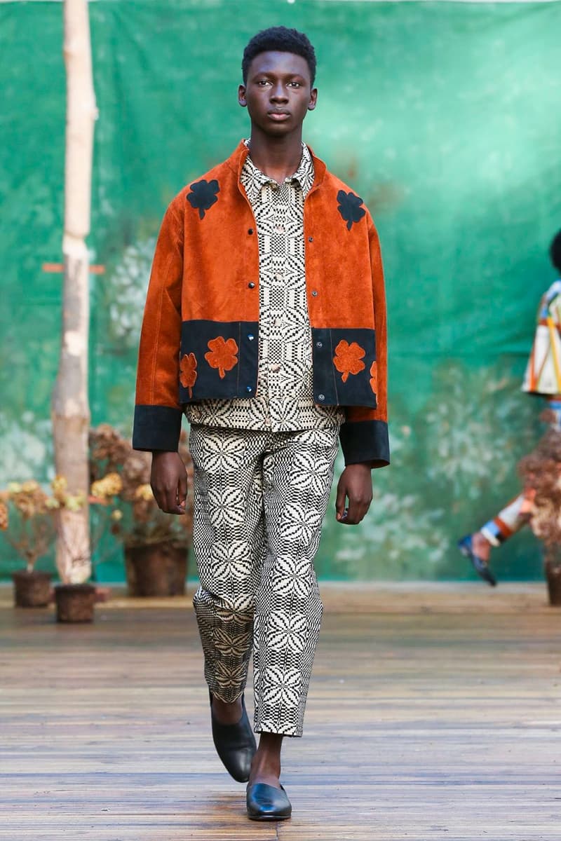 BODE Fall Winter 2020 Collection Runway Paris Fashion Week pfw heritage 1970s cuts catwalk new york designer emily antique fabrics victorian quilts grain sacks bed linens tailor made